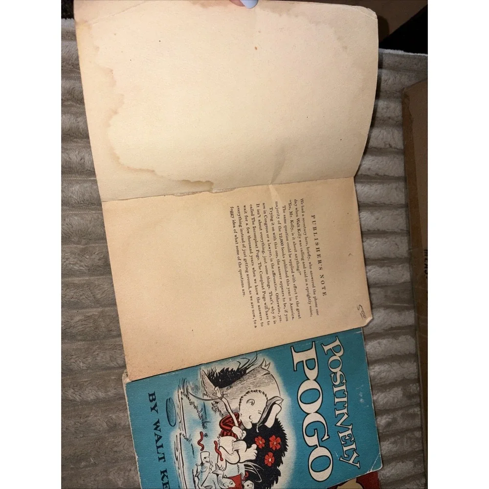 3  POGO Books by WALT KELLY, 1st‎ Printing 1954- Incompleat Positively